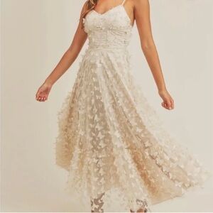 239 // NWT Mable butterfly maxi dress // M